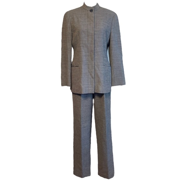 Max Mara Vintage Wool Knit Pant Suit Women's Size 8 - Picture 1 of 16